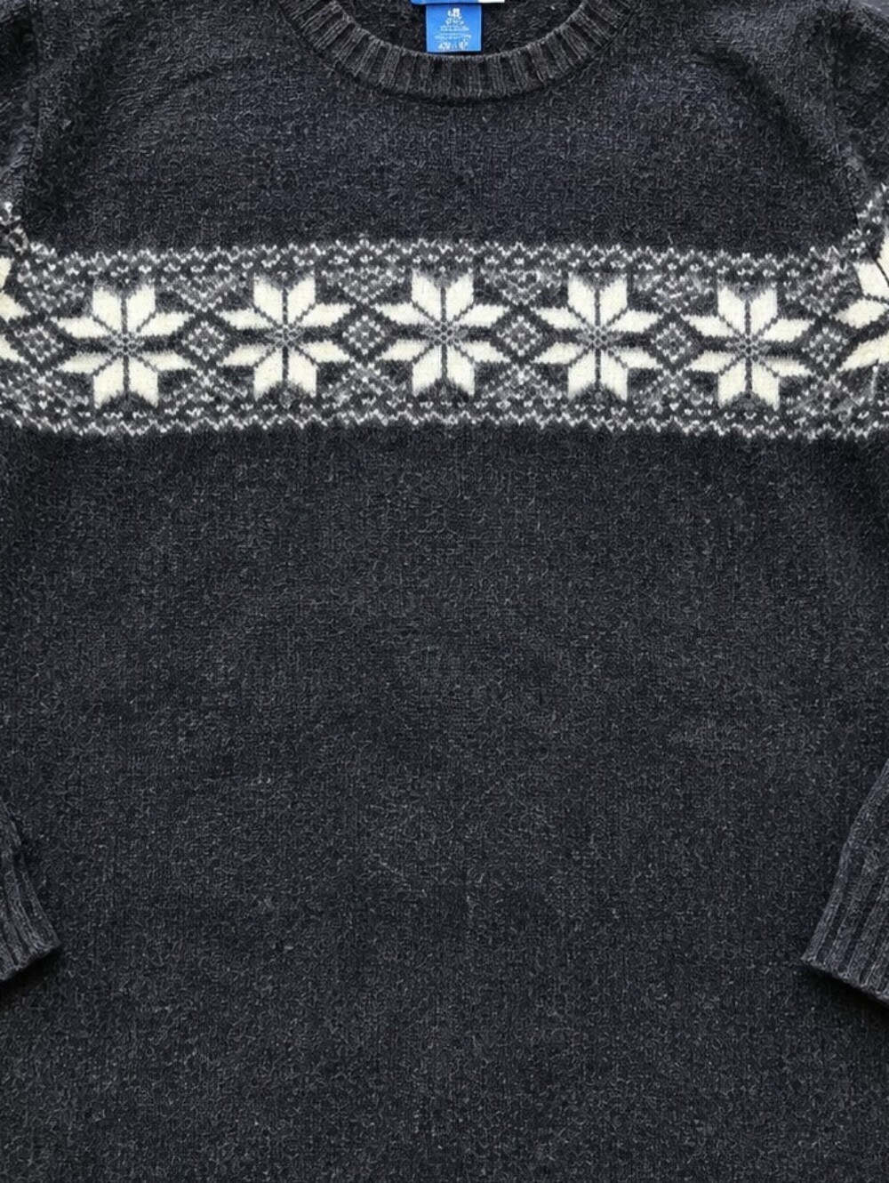 Vintage Venezia Jeans 26/28 Snowflake Sweater Shoulder Pads 90s Plus Size